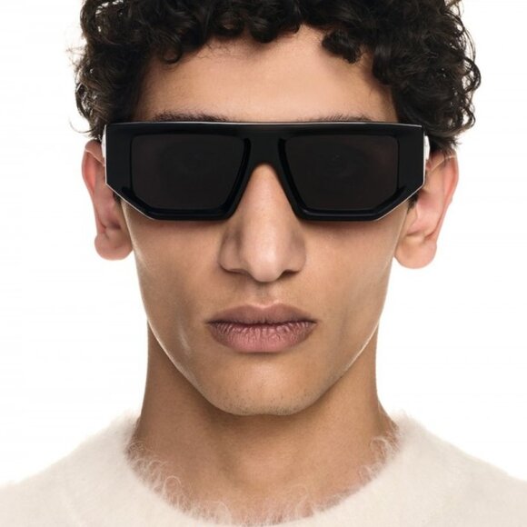 Off-White OERI13F VANCOUVER 1028 Sunglasses Black Geometric Frame - Picture 10 of 13
